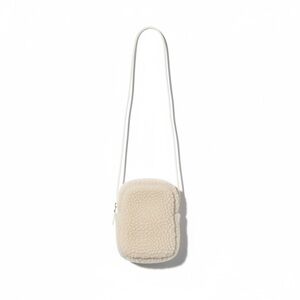 Cabincore‎ Mo&Co Elegant Cream Sherpa Cozy Crossbody Bag